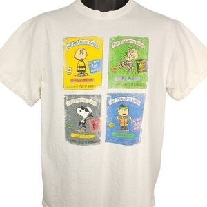 The Peanuts Gang T Shirt Vintage 90s Charlie Brown Snoopy Linus Pig Pen Mens